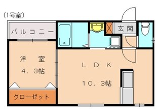 和白駅 徒歩11分 3階の物件間取画像